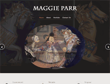 Tablet Screenshot of maggieparr.com